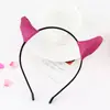 Diadema Linda con Cuernos Diadema de Astas Cuernos de Diablo Accesorios para el Cabello de Dibujos Animados Coreanos para Halloween Fiesta Festival Venta de Diadema Linda