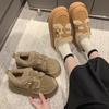 Zapatos de Algodón con Suela Gruesa para Mujer, Calzado de Invierno para Exterior, Nuevos Zapatos de Algodón Slip-On para Nieve Moda 2026, Botas de Felpa Retro