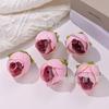Simulación de pequeño capullo de té DIY corona material accesorios de ropa decoración floral de boda tela de seda capullo de rosa flor falsa
