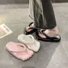 Chanclas de Mujer Estilo Hada de Moda 2026 para Vacaciones en la Playa, Chanclas de Tira para Estudiantes, Sandalias de Perlas para Mujer