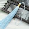 Alrededor del hilo dorado borla de 12 cm oreja diy material hecho a mano colgante oreja estilo antiguo adornos colgantes accesorios para marcapáginas borla pequeña de estilo chino