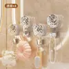 Gancho de ventosa, no requiere taladro, fuerte capacidad de carga, sin dejar rastro, autoadhesivo de vacío, giratorio, para cocina, baño, inodoro, detrás de la puerta, vidrio