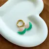 Pendientes Únicos y Exquisitos de Tulipán Fresco para Vacaciones Inspirados en Celebridades Diseño de Nicho Pendientes de Aro Florales para Mujer