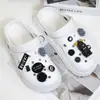 Acessórios para Sapatos de Caverna Explosivos Transfronteiriços Kit de Flor de Sapato Cabeça de Gato Fofa Desenho Animado Fivela de Sapato Tridimensional Acessórios de Fivela Removível