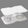Suporte de Mola para Caixa de Lenços, Suporte Inferior Automático para Caixa de Papel, Suporte de Levantamento com Mola Dupla, Suporte de Mola para Lenços