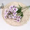 Nº 4 Ilha Primrose Ramos e Folhas de Flores da Primavera para Sala de Estar, Quarto, Decoração de Casamento, Fotografia, Decoração de Arte Floral, Flores Artificiais Internas