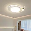 Lámpara de Techo para Sala de Estar Moderna Simple Atmosférica Nórdica Luz Lujo Proyección de Estrellas Lámpara de Dormitorio Lámparas Zhongshan Paquete Completo para Casa