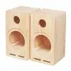Caja Vacía de Madera Maciza 4 pulgadas 5 pulgadas 6.5 pulgadas 8 pulgadas Caja Vacía para Altavoz Caja de Estantería de Madera de Dos Vías Altavoz de Laberinto de Rango Completo