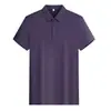 Camisa Polo de Trabalho de Alta Qualidade Personalizada com Tecido de Linho Liso, Cor Lisa, Tecido de Segunda Linha e Estampa de Logotipo