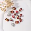 Ponta Oval Fundo Pontiagudo Diamante Corte Antigo Qualidade Ovo de Pombo Vidro K9 Diamante para Nail Art Acessórios para Joias DIY Fabricante Atacado