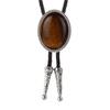 Colar Bolo Longo Turquesa Top de Corda Masculino Mais Fácil para Combinar Acessórios Colar Bolo Personalizado Corda Novo Produto