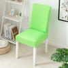 Funda para Silla de Comedor para Hogar Moderno Simple, Poliéster Color Sólido, Funda para Silla de Comedor Resistente al Desgaste y al Polvo, Funda Elástica Semienvuelta