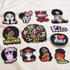 Etiqueta de Bordado por Computadora Junle Bordado Chica Sexy Estilo Europeo y Americano Insignia Parche Tela Bordada Pegatina Accesorios de Ropa de Alta Gama