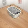Cesta de Baño Hueca Portátil de Gran Capacidad para Artículos de Aseo de Baño, Cesta de Almacenamiento Separado para Seco y Húmedo, Cesta para Cambiarse de Ropa, Cesta para Ropa Sucia