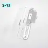 Placa de pestillo de puerta, Placa guía de puerta interior, Placa de cerradura de puerta de dormitorio, Placa de acero para marco de puerta, Juego de cerradura, Tope de puerta, Accesorios para tope de puerta