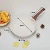 Sartén Prensada Imitación Piedra Maifan Transfronteriza, Sartén Antiadherente para Huevos para Uso Doméstico en Cocina, Sartén de Doble Propósito para Freír y Cocinar Bistecs, Venta al por Mayor