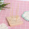 Tablero de Rejilla de Hilo Hecho a Mano para Formas Circulares y Cuadradas, Cuadrado de la Abuela, Posicionamiento de Piezas de Flor Hexagonal, Accesorios de Crochet