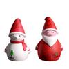 Nova Vela de Boneco de Neve de Natal Molde Papai Noel Chapéu da Sorte Boneco de Neve Ornamento de Gesso Molde de Silicone