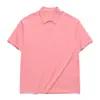 Camisa polo escolar unisex de manga corta con cuello para uniforme de campus y clase, bordado e impresión de logo personalizado, camisa cultural con cuello