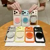Adecuado para iPhone 18 Pro Max, funda de teléfono con soporte magnético de ventana grande, funda protectora anti-caídas de cobertura total Apple 17
