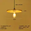 Lámparas de araña tejidas de bambú al por mayor, Sala de té estilo Zen con arte de bambú, Iluminación para hotel, restaurante, casa de huéspedes, Linternas estilo japonés, Pantallas de lámparas tejidas a mano