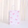Bolso Rosa con Lazo Transfronterizo Bolsa para Empaque de Regalo de Cumpleaños Bolsa para Regalo de Fiesta de Chica Dulce Empaque de Dulces