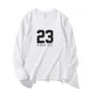 Estilo Simples com Estampa Alfanumérica Casual para Primavera e Outono de 2025 Roupas de Exterior Esportivas Versáteis Blusas de Manga Longa para Mulheres