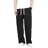 Pantalones casuales de otoño e invierno para hombre, engrosados y forrados de polar, retro japonés juvenil, versátiles, de pierna recta, cálidos, joggers