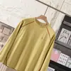 Camiseta Esportiva Unissex de Manga Longa com Gola Careca e Blocos de Cor ao Ar Livre 8786