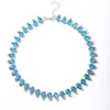 Diseño original europeo y americano ins moda collar de alta gama rhinestone de color temperamento cadena de clavícula de lujo ligero nicho transfronterizo
