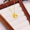 Pingente de Cavalo Gelo Cintilante em Latão Banhado a Ouro, Colar de Corrente para Clavícula de Cavalo do Zodíaco de Luxo Leve com Alta Retenção de Cor