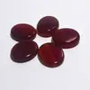 Soporte para teléfono móvil de piedra natural dos lados planos 25*30mm gema ovalada de cristal adornos de joyería diy venta caliente transfronteriza