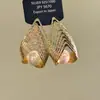 Filha Rica! Brincos de Metal com Pérolas Estilo Europeu e Americano, Exagerados Estilosos, Design Moderno e Criativo, Brincos Versáteis