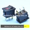 Interruptor com Luz em Formato de Barco 12V Kcd1 15*21mm Interruptor Basculante Olho de Gato Interruptor de Energia Quadrado 24V