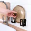 Suporte de Tampa de Panela de Parede Sem Furos Suporte de Armazenamento de Cozinha Suporte de Armazenamento de Tábua de Corte Tábua de Cortar Suporte de Armazenamento de Tampa de Panela
