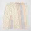Pantalones de Pijama Buersucker para Mujer talla extra Cintura media-alta Delgados Pantalones para Casa Pantalones de Pijama Sueltos para Mujer talla extra Florales