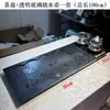 Bandeja de chá de pedra preta sintética para uso doméstico, integrada com chaleira, conjunto de escritório totalmente automático, bandeja de chá de pedra integrada