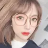 2024 Nuevo Marco de Gafas Retro de Celebridad de Internet Marco de Uña de Arroz Xiaohongshu Marco Cuadrado de Moda Espejo Plano Anti-Luz Azul