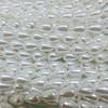 Coreia do Sul artesanato destaque buraco reto gota de água imitação pérola jóias acessórios pulseira DIY acessórios em forma de gota buraco completo Pérola