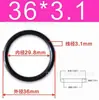 Anillo Tórico de Goma con un Diámetro de Alambre de 3.5 mm, Stock de Fábrica, Anillo de Sellado Impermeable Negro, Anillo de Goma NBR Resistente al Aceite, Antienvejecimiento