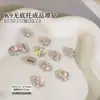 K9 Huevo de Paloma Pila Taladro Uñas Arte Joyería Boutique Hecho a Mano Terminado Ovalado Pila Taladro Uñas Tridimensional