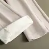Pantalones de Franela de Lana con Plus Terciopelo Pierna Recta para Mujer 2026 Otoño/Invierno Nuevos de Cintura Alta Adelgazantes Acortados Moda Versátiles de Pierna Ancha