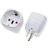 Plug de Conversão de Padrão Europeu para Plug dos EUA Eu-5 Europeu para Viagens ao Exterior, Plug de Conversão Padrão Europeu Italiano, Suíço, Brasileiro