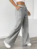 Amazon Marca de Moda Europea y Americana Comercio Exterior Transfronterizo 2026 Nuevos Pantalones Largos de Rayas Moda Casual Callejera Sueltos de Pierna Ancha
