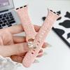 Para Apple Iwatch Strap Halloween Apple Watch Caveira Abóbora Lâmpada Esculpida Silicone Strap