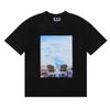 Camiseta informal de manga corta con estampado HD de Spider-Man, diseño de flores y nubes blancas de Niche Beauty Tide Kith Joint para hombre y mujer