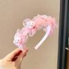 Faixa de Cabelo Infantil Série Kuromi Acessórios de Cabelo com Dentes, Faixa Antiderrapante e Inofensiva para Meninas Organizarem Cabelos Rebeldes e Faixas de Cabelo