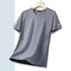 Camisetas Personalizadas para Hombre, Camisetas Deportivas de Malla Holgada, Ropa para Hombre, Ropa para Hombres Jóvenes, Mangas Cortas Finas de Seda de Hielo para Verano