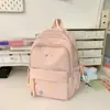 Nueva Mochila Cruzada de Doble Hombro para Escuela Secundaria y Preparatoria para Niñas Viaje Gran Capacidad Ligera Alto Valor Estético Mochila Niche de Instagram