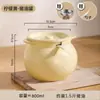 Electrodoméstico de Cocina Hogareño Tanque de Aceite Gran Capacidad Almacenamiento Grande de Aceite con Tapa Botella de Salsa de Chile Crema Resistente a Altas Temperaturas Tanque de Manteca Cerámico